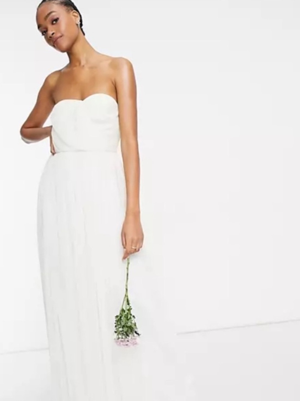 NWT ASOS Anaya with Love Tulle Bandeau Maxi Dress
